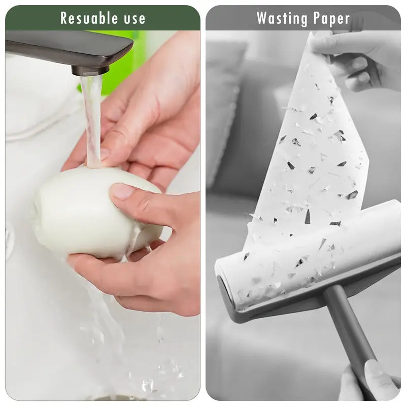 🧼 Rodillo de Gel Lavable – El arma secreta contra pelos, pelusas y polvo