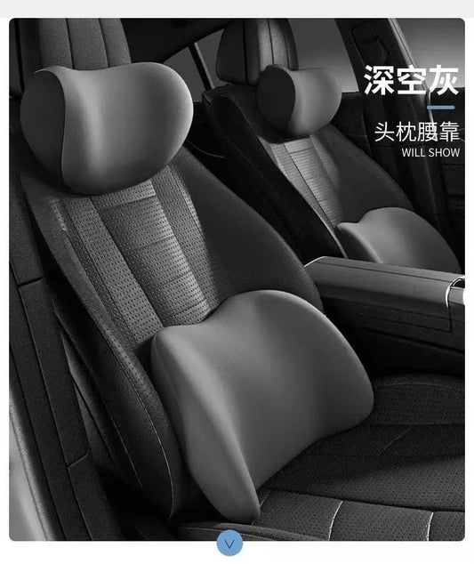 💺✨ Pack Cojines Ergonómicos para Auto – Conduce sin dolor, viaja con placer