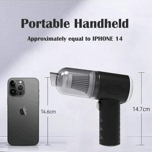 💨✨ Aspiradora Portátil 3 en 1 – Poder compactado en la palma de tu mano